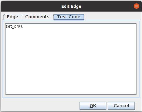 Adding test code to edges